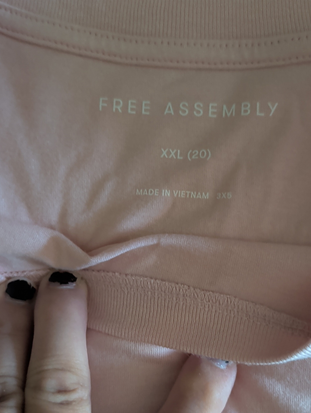 Light Pink Crewneck Tee - Picture 2 of 2